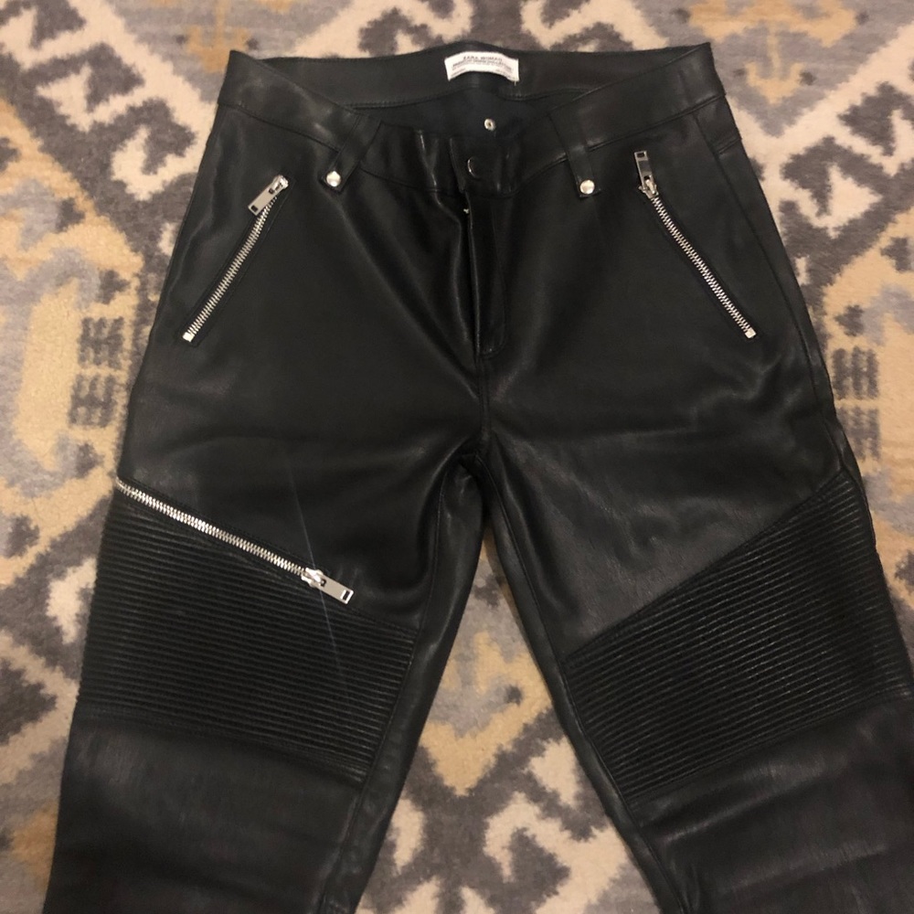 Leather trousers